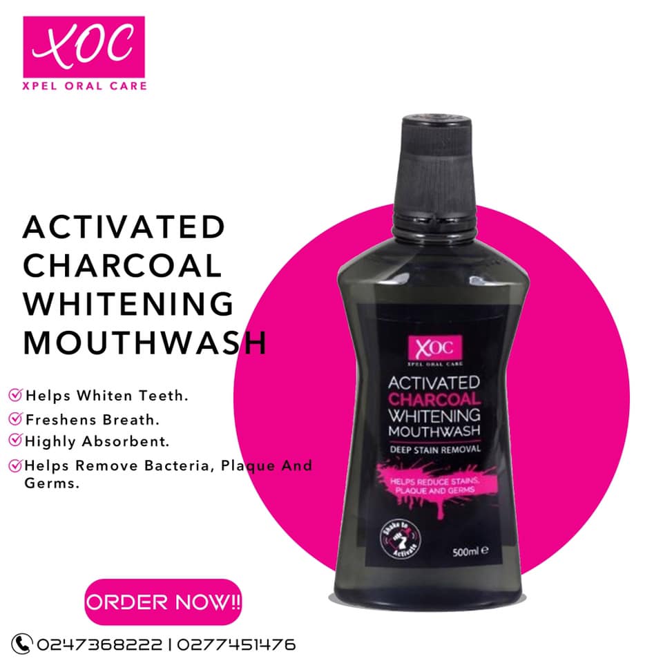 XOC Charcoal Mouthwash