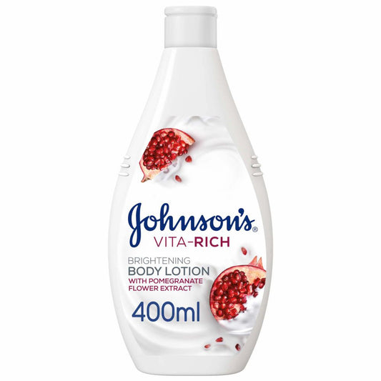 Johnsons Vita Rich Brightening Body Lotion 400ml Made In Italy