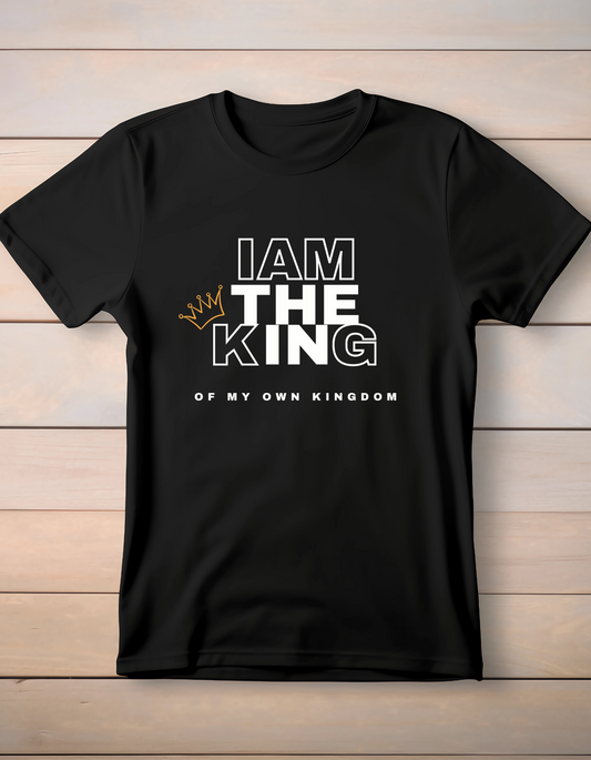 Trillingo Unisex I Am The King Printed T-Shirt