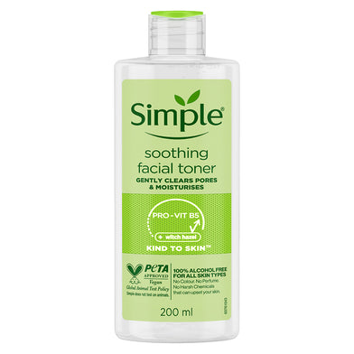 Simple Kind to Skin Soothing Facial Toner 200ml