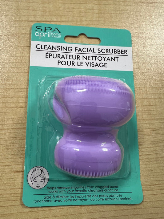 Spa April cleaning facial scrubber