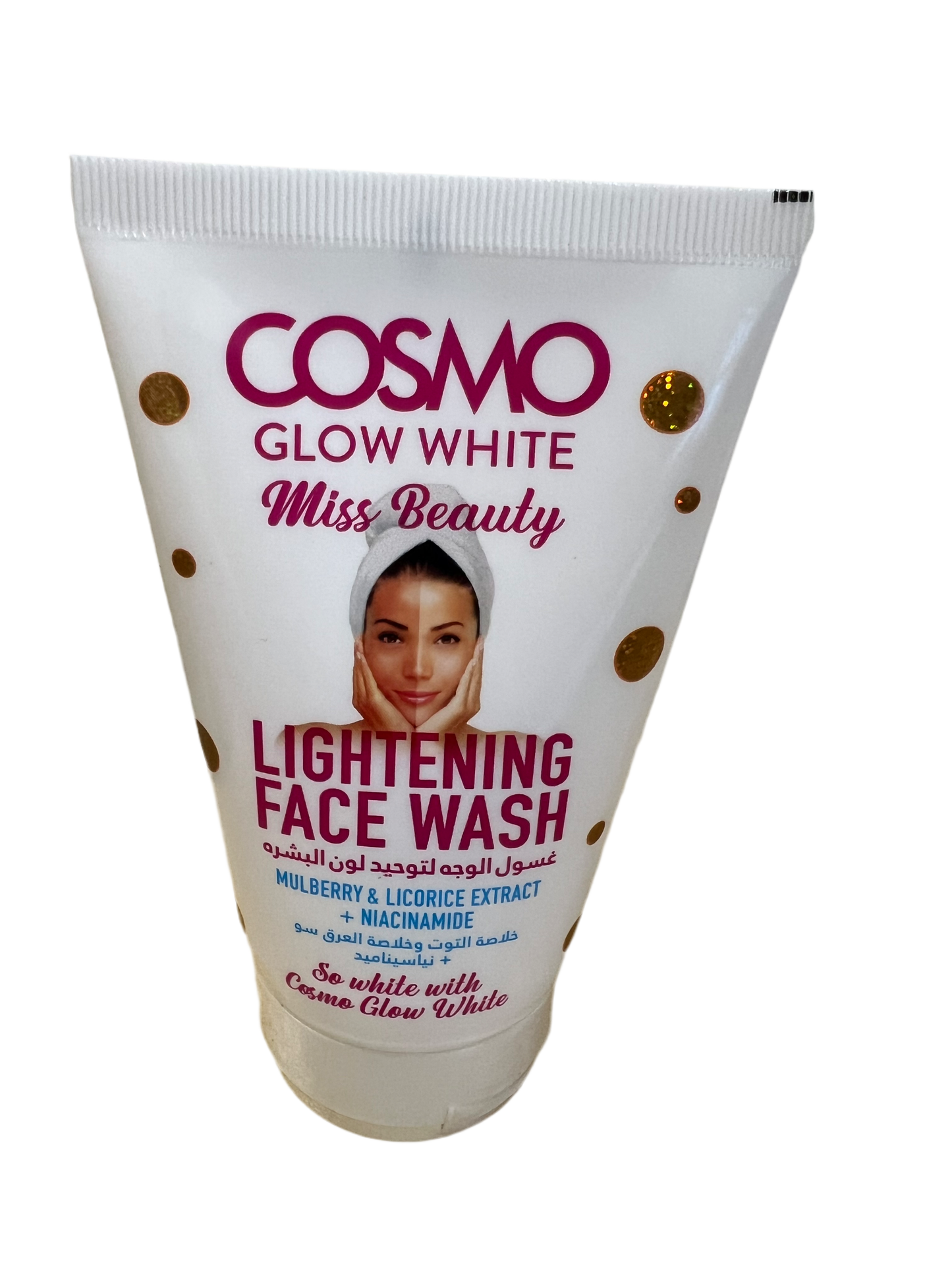 COSMO Glow Lightening Face Wash 125ml (White)