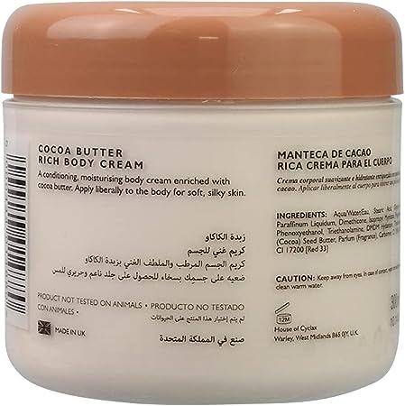 Cyclax Nature Pure Cocoa Butter Rich Body Cream