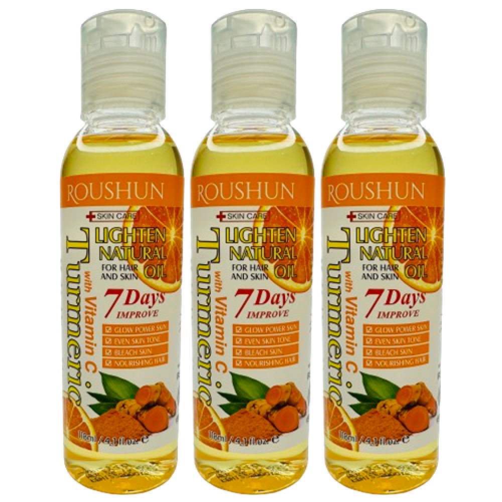 Roushun Turmeric Lighten Natural Oil – 118ml / 4.1 fl. oz