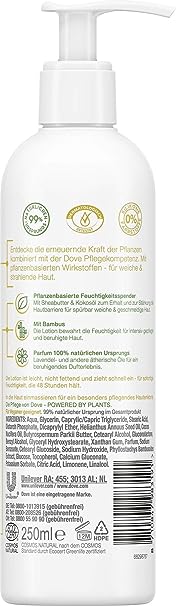 Dove Powered By Plants Bamboo Body Lotion