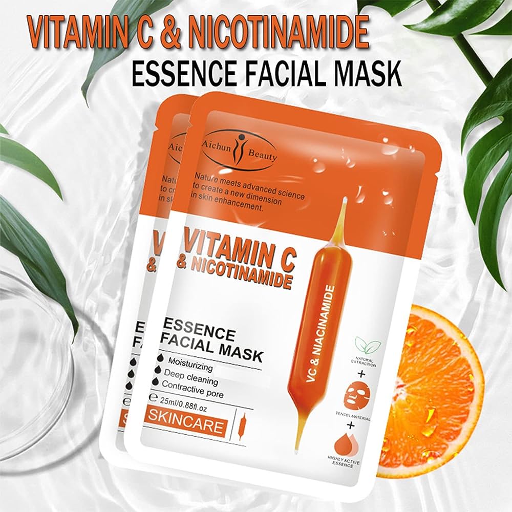Aichun Beauty - Essence Facial Mask (Vitamin C & Nicotinamide)