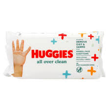 Huggies Baby Cleansing Wipes All Over Clean Pack of 56's