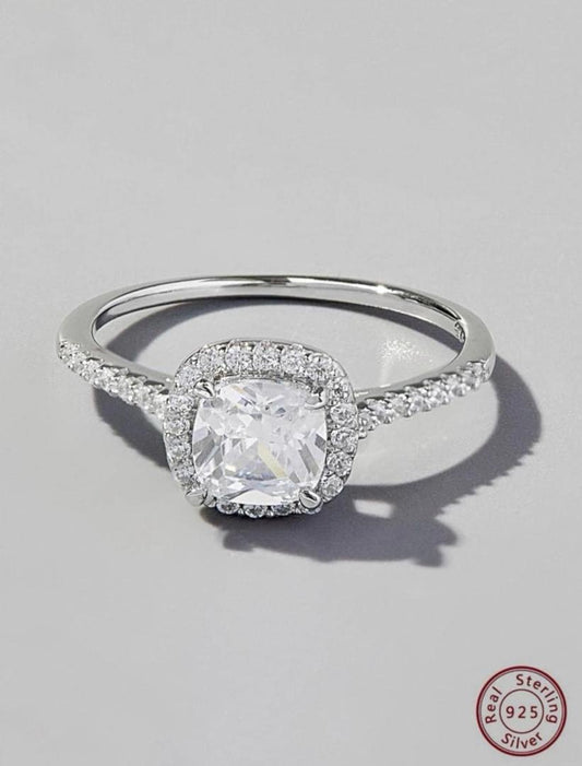 Starling Silver Proposal Ring