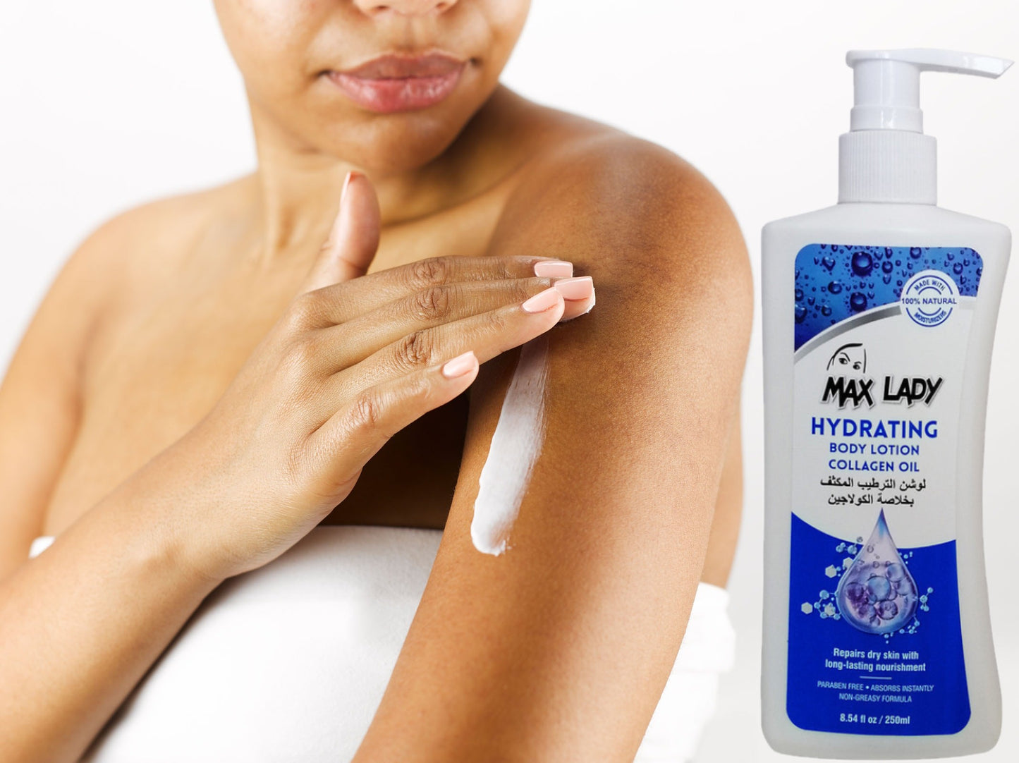 Max Lady Hydrating Body Lotion Collagen Oil