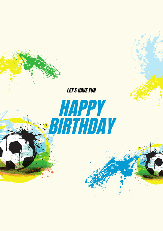 Trillingo Express Gift E Voucher Football Happy Birthday