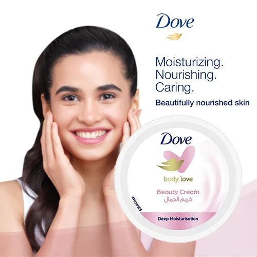 DOVE BODY LOVE BEAUTY CREAM  FOR FACE AND BODY