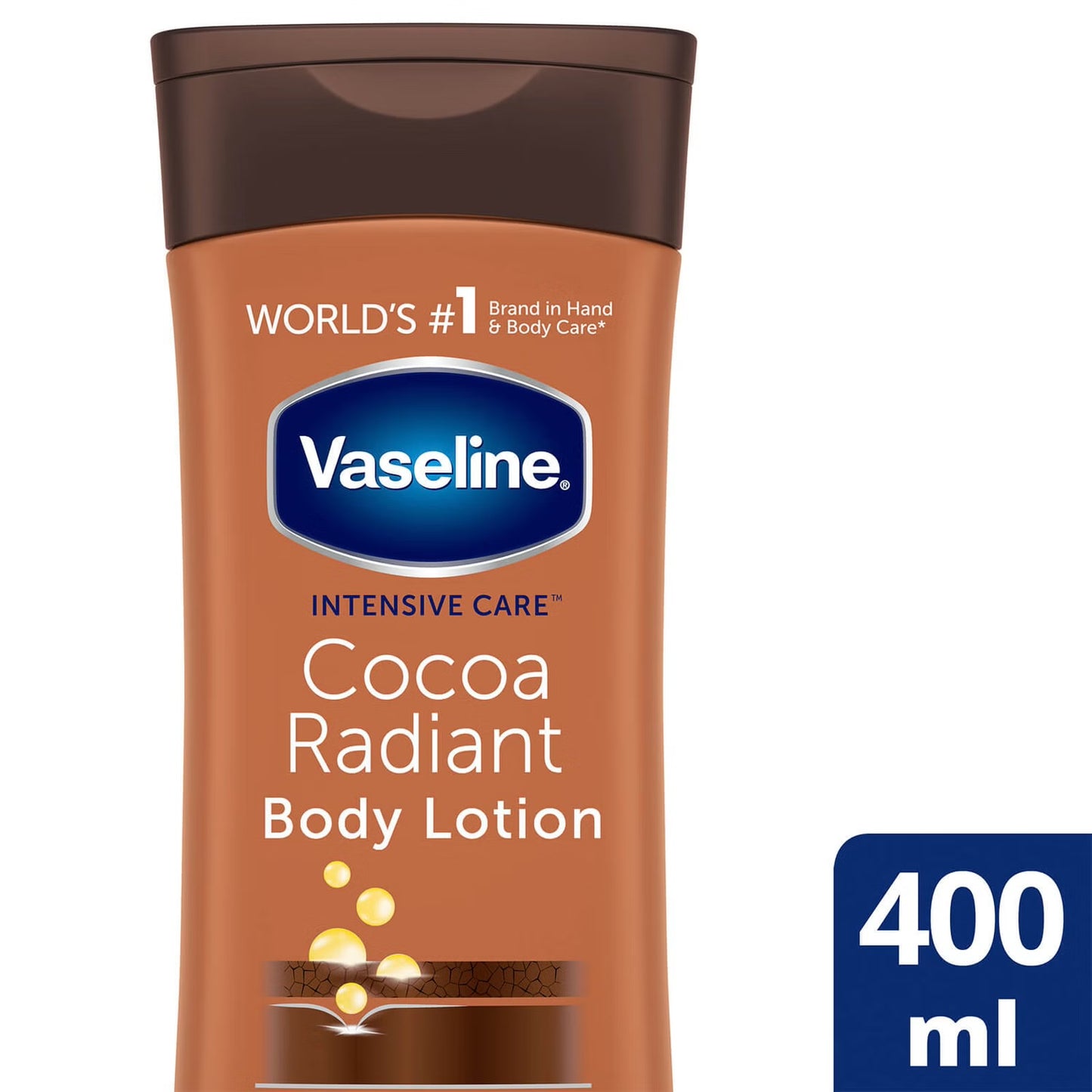 Vaseline Cocoa Radiant Intensive Care Lotion - 400ml