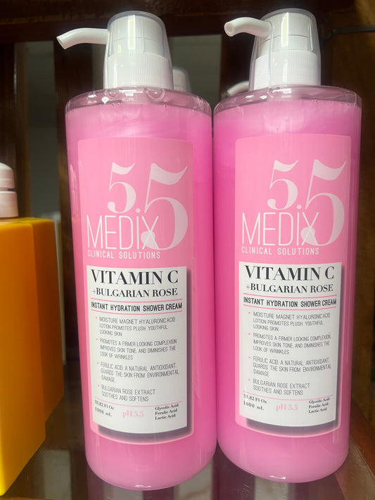 Medix 5.5 Vitamin C Bulgarian Rose Shower Gel 1000ml