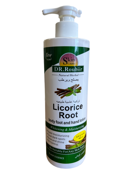 Dr Roubiir Licorice Root body and hand lotion