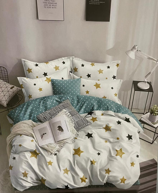 Sapphire With Stars Complete Bed Sheets Set