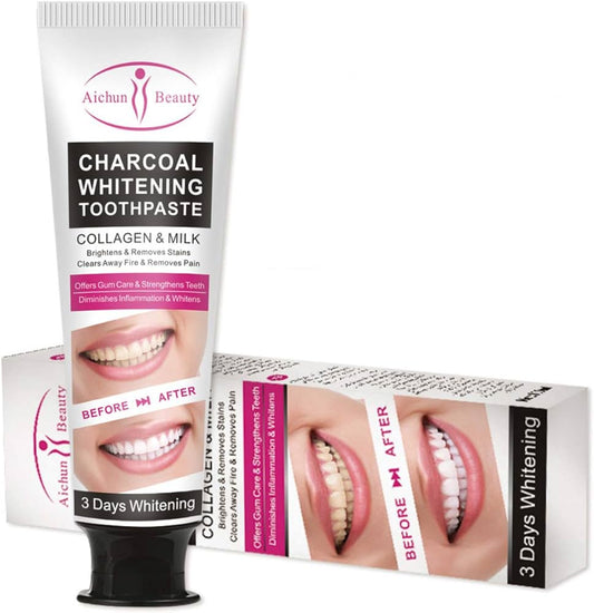 Charcoal Whitening Toothpaste.