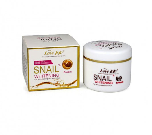 Love Jojo snail cream  whitening cream effect skin.