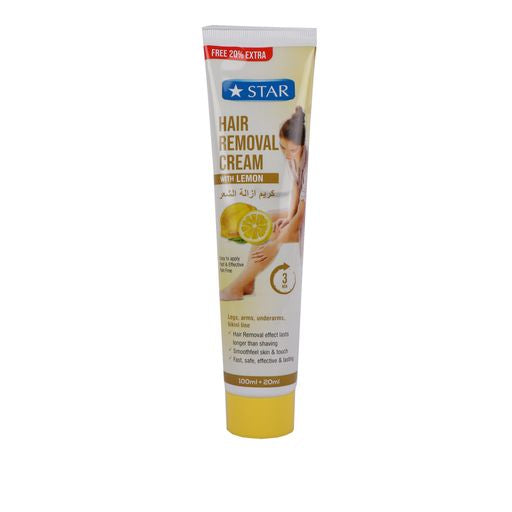 Star Hair removal cream with with lemon