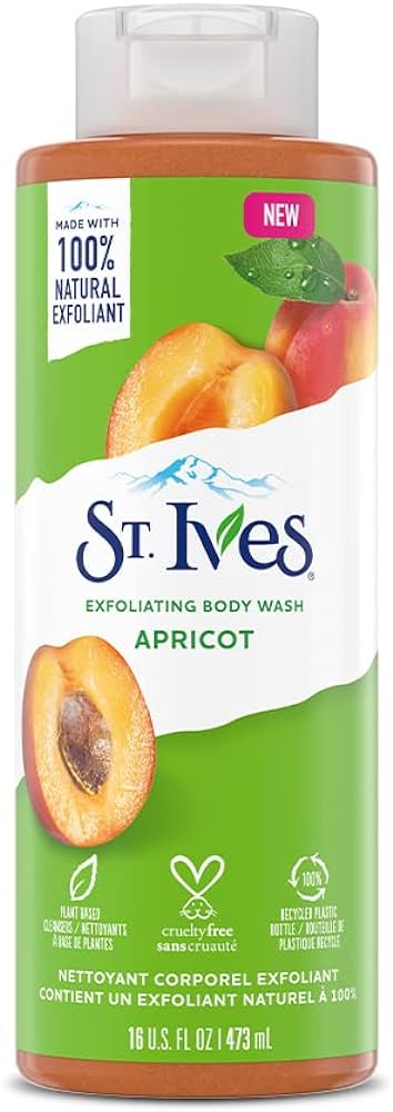 St Ives Apricot exfoliating body wash