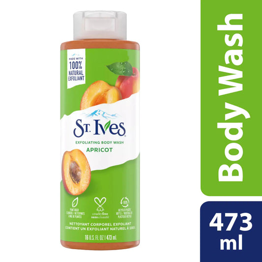 St Ives Apricot exfoliating body wash