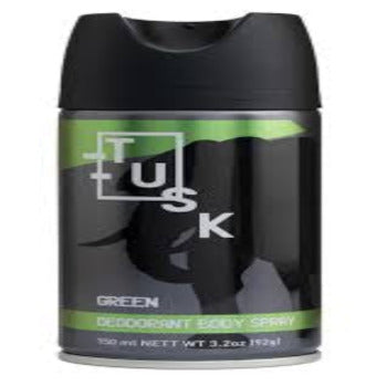 Tusk men’s deodorant body spray green