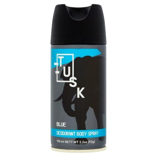 Tusk men’s deodorant body spray blue