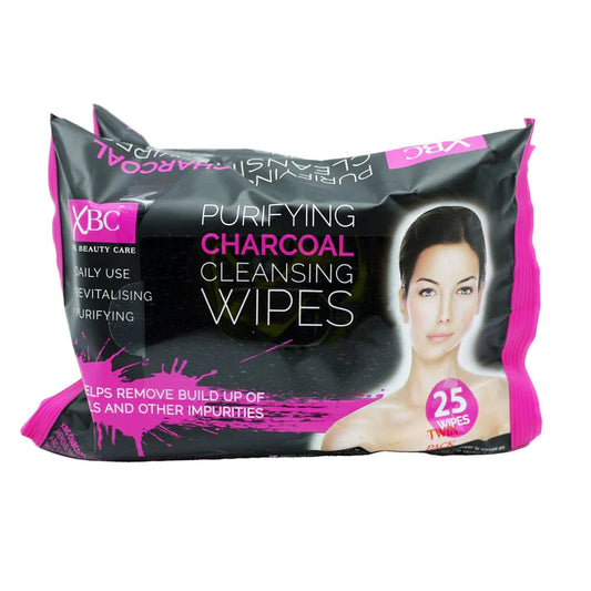XBC CHARCOAL FACIAL WIPES  25