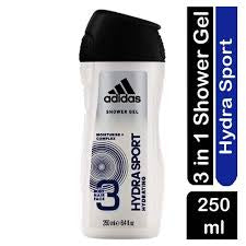 Adidas Hydra Sport Hydrating 3 in 1 Shower Gel Body 250ml