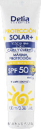 Delia Cosmetics Protection Solar + Cream SPF50