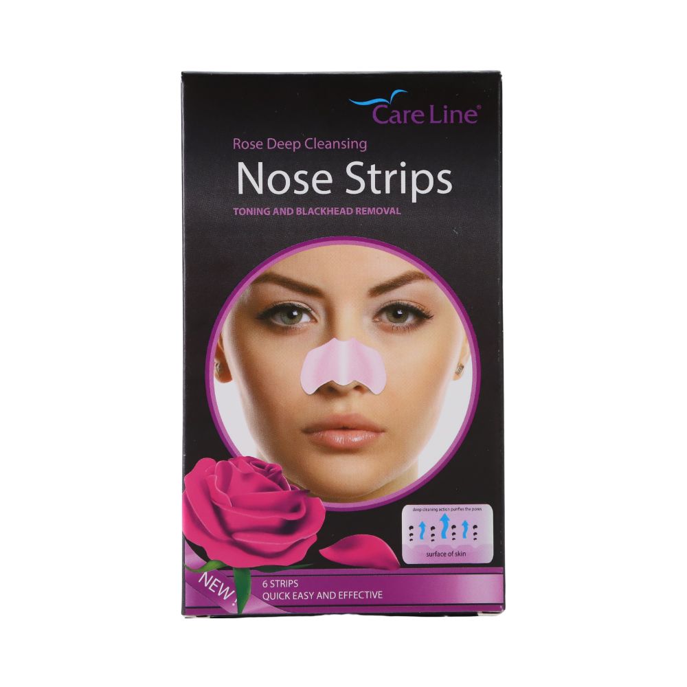 Care Line Rose Deep Cleansing Nose Strips Toning and Blackhead Removal Strips