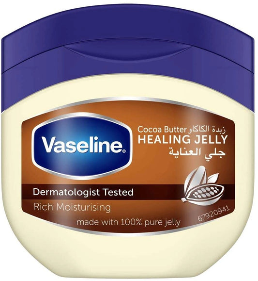 Vaseline - Cocoa Butter Petroleum Jelly (Dermatologically Tested)