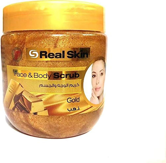 Real Skin Gold Face & Body Scrub