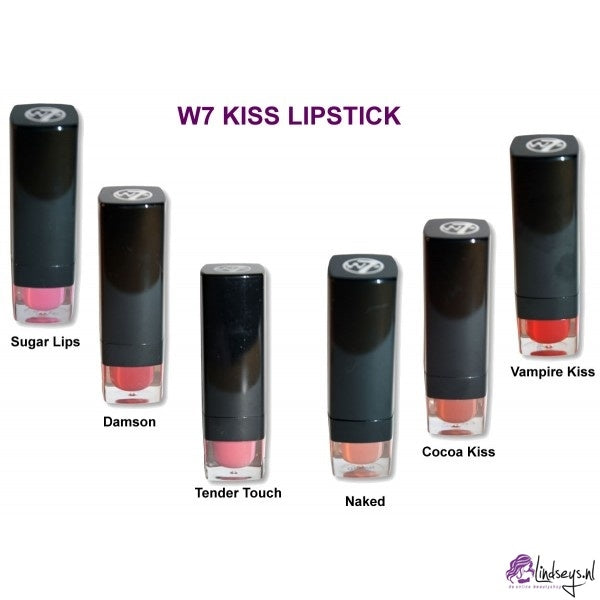 W7 Matte Kiss Lip Stick