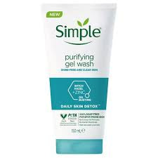 Simple Purifying Facial Wash Gel Witch Hazel Zinc 150ml