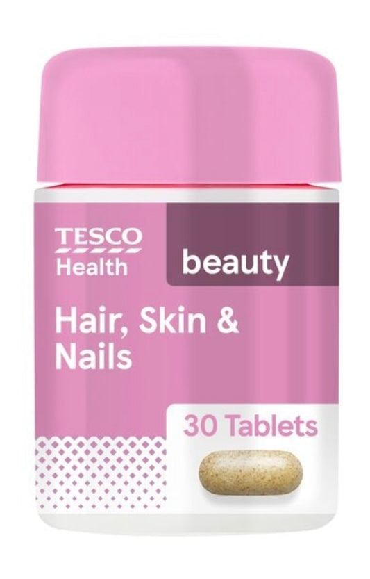 Tesco Health Beauty Hair, Skin and Nails – 30 Tablets