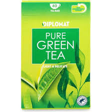 Diplomat Green Tea 76g  40 Bags