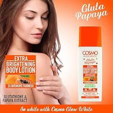 Cosmo Glow White Gluta Papaya Extra Brightening Body Lotion 500ml