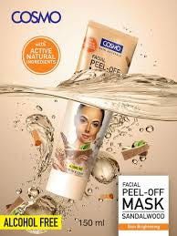 Cosmo Facial Peel Off Mask Sandalwood – 150ml