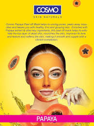 Cosmo Facial Peel Off Mask Papaya – 150ml