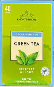 Knightsbridge Pure Green Tea Decaf X 40 Bags