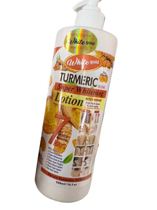 White Gold Turmeric Lotion USA 500ml 16.90Z