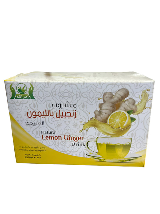 Natural Ginger & Lemon Tea x 20 Bags