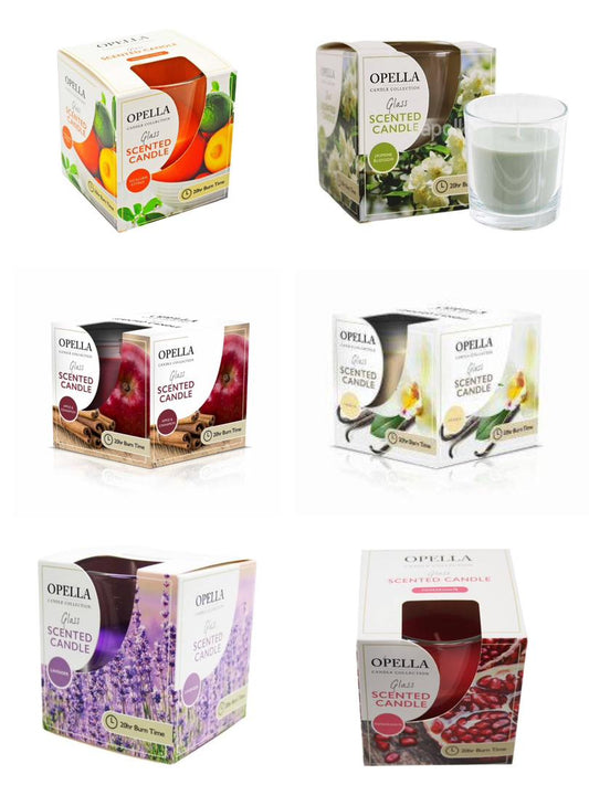 Opella Glass Scented Candles