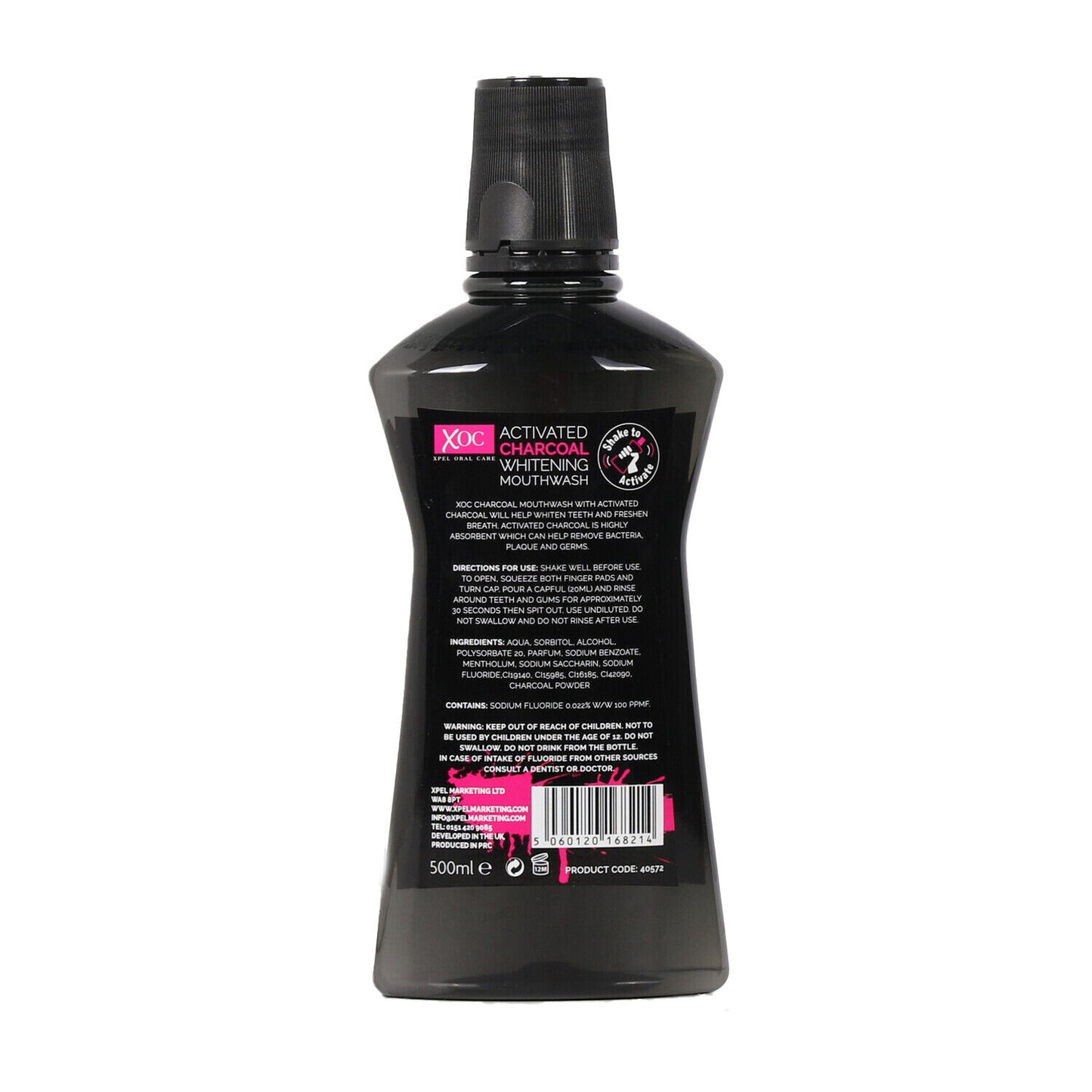 XOC Charcoal Mouthwash