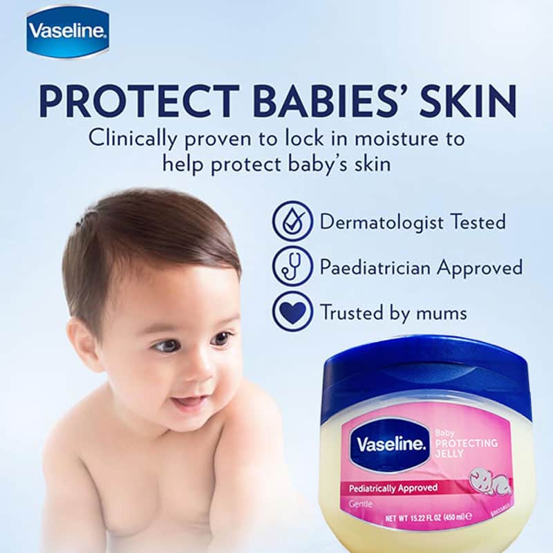 Vaseline - Baby Protecting Petroleum Jelly (Pediatrically Approved)